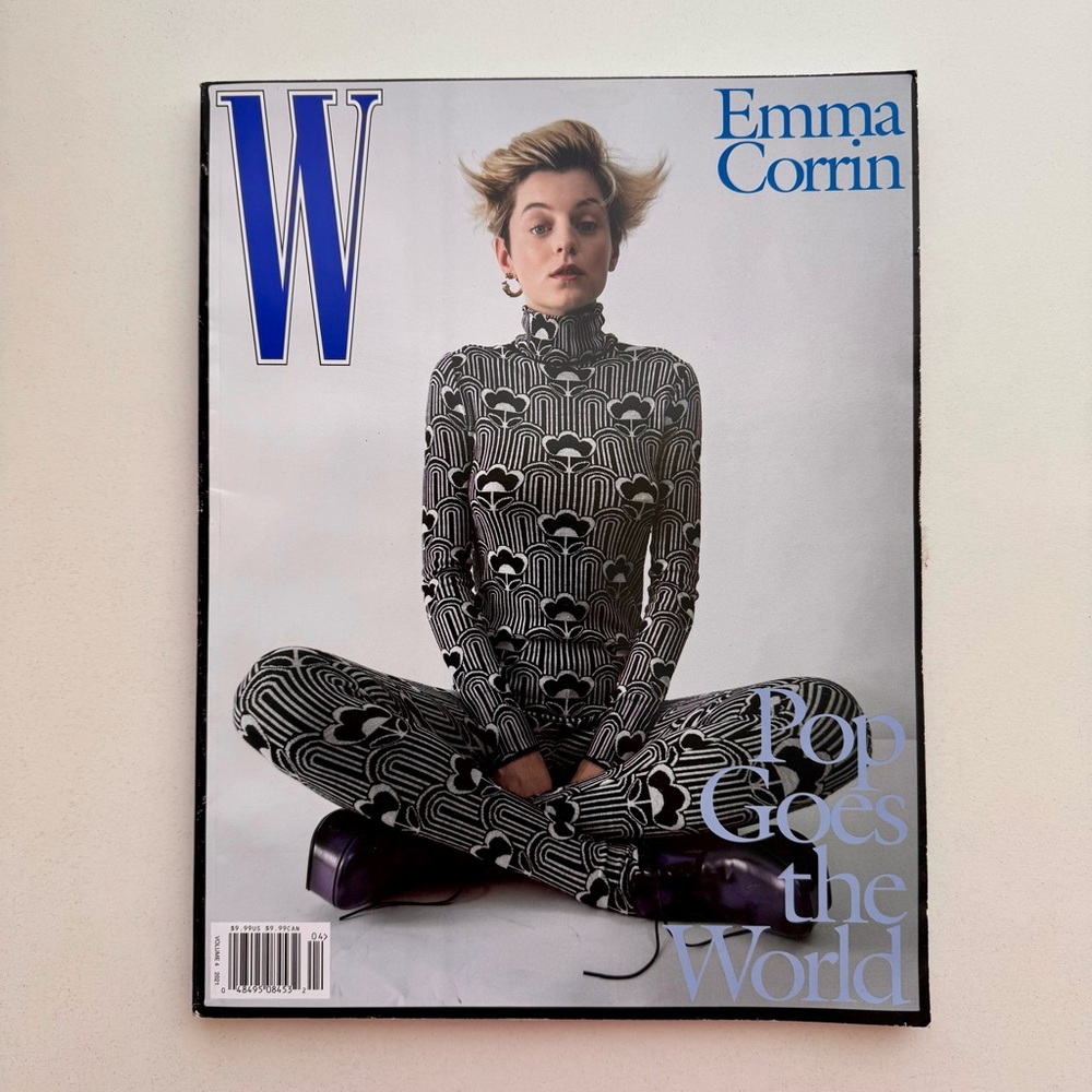 W Magazine with Emma Corrin Cover